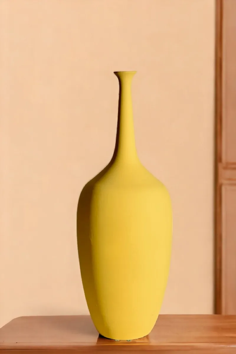 Classic Ceramic Planter — 6" Dia × 15" Height — Primary View