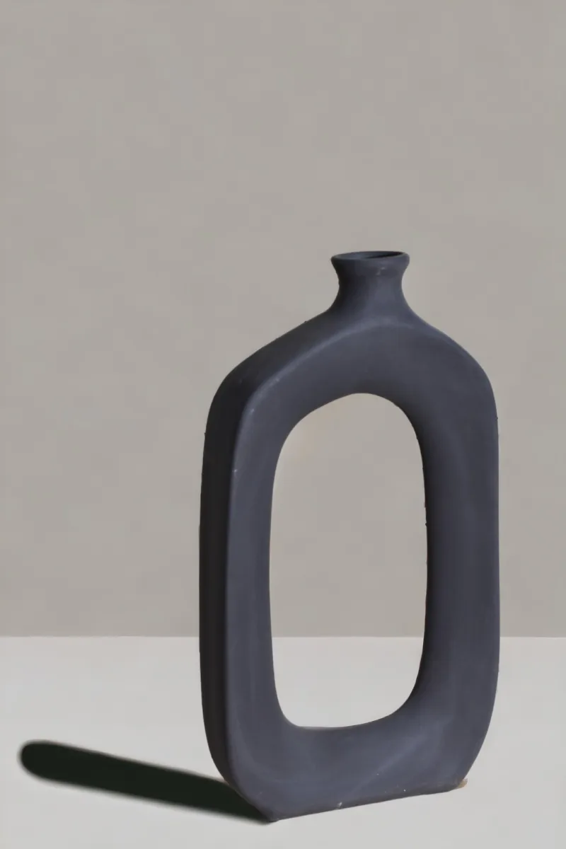 Classic Ceramic Planter — 6" Dia × 15" Height — Primary View