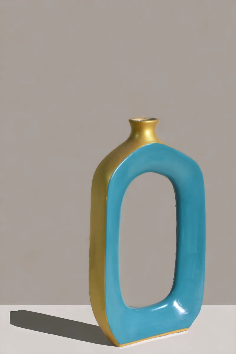 Classic Ceramic Planter — 6" Dia × 15" Height — Primary View