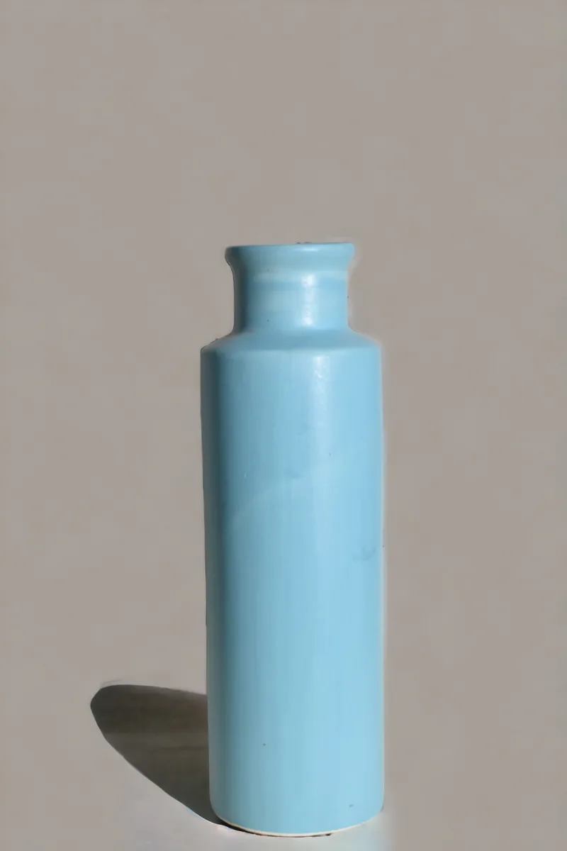 Classic Ceramic Planter — 6" Dia × 14" Height — Primary View