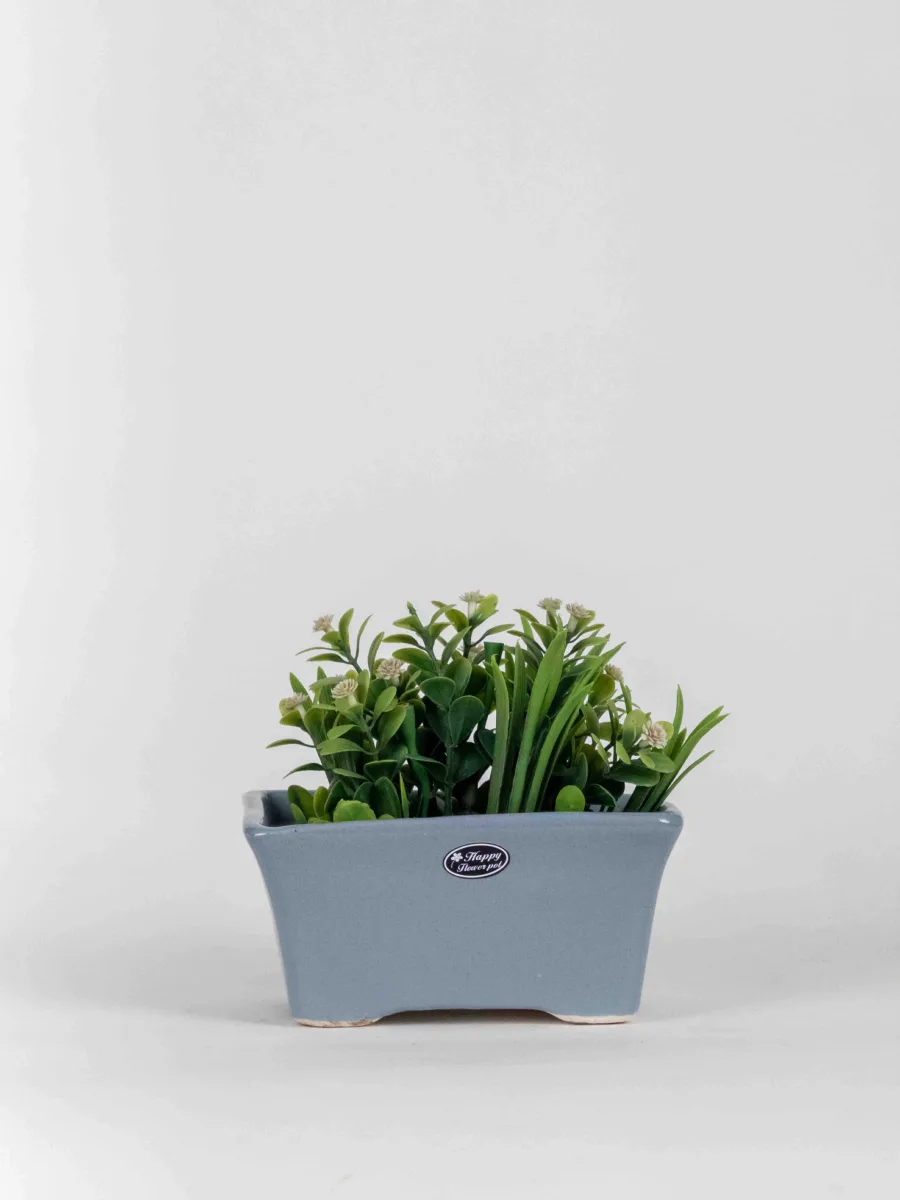 Classic Ceramic Planter — 7.5" Dia × 19" Height — Primary View