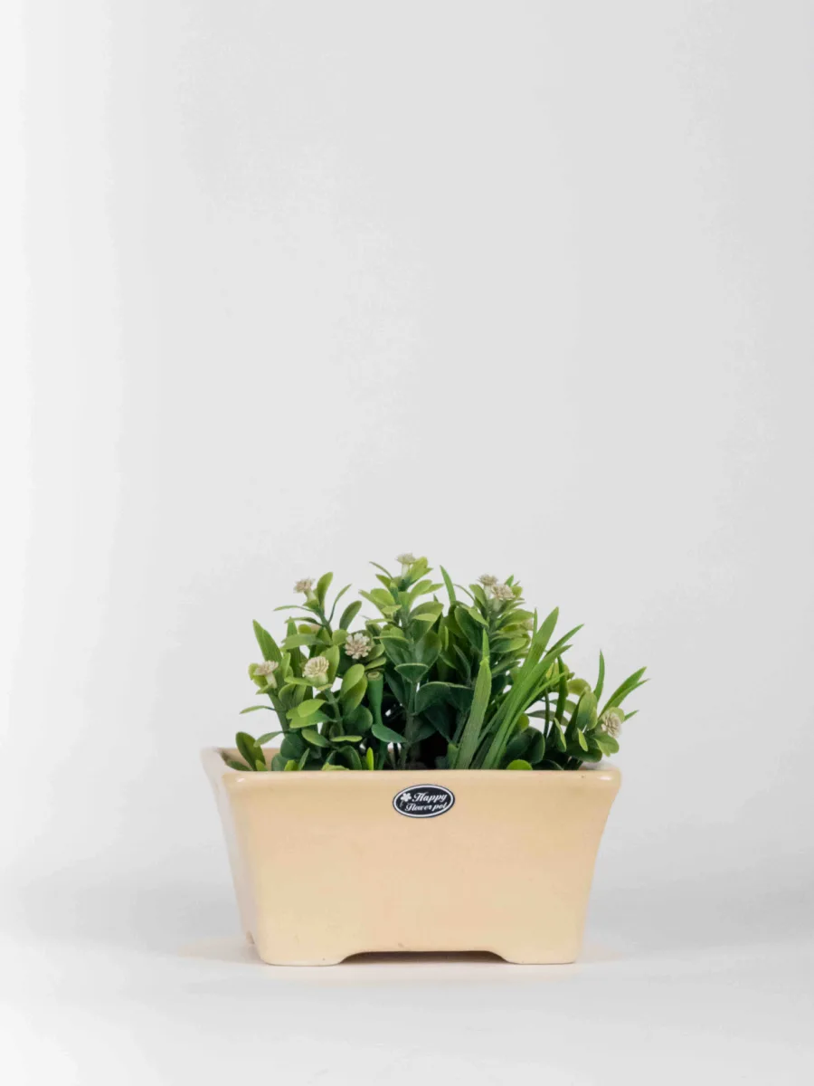 Classic Ceramic Planter — 7.5" Dia × 22" Height — Primary View