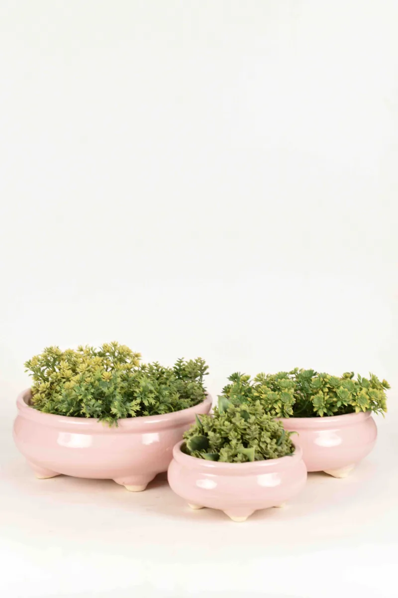 Classic Ceramic Planter — 5" Dia × 15.5" Height — Primary View