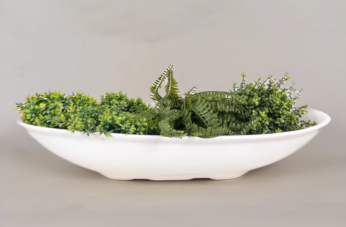Classic Ceramic Planter — 10.5" Dia × 2" Height — Primary View