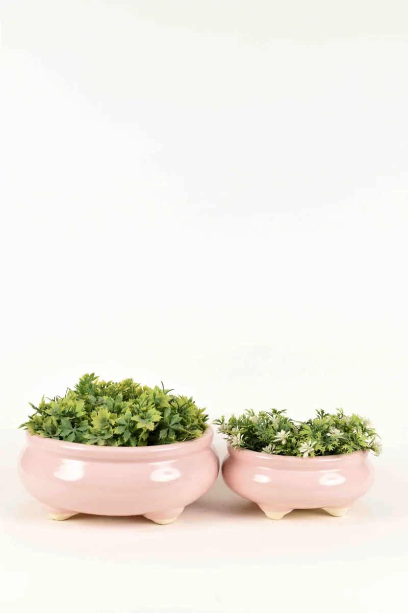 Classic Ceramic Planter Set of 2 (2" Dia) — Primary View