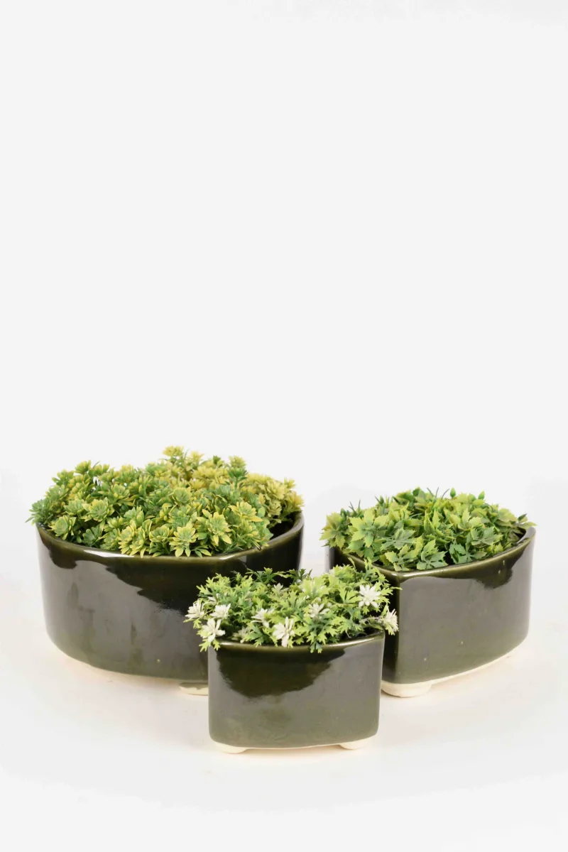 Classic Ceramic Planter Set of 2 (2" Dia) — Primary View
