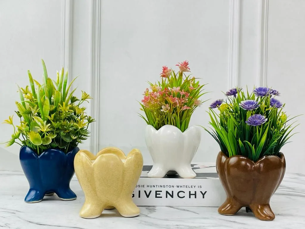 Classic Ceramic Planter Set of 3 (3" Dia) — Primary View