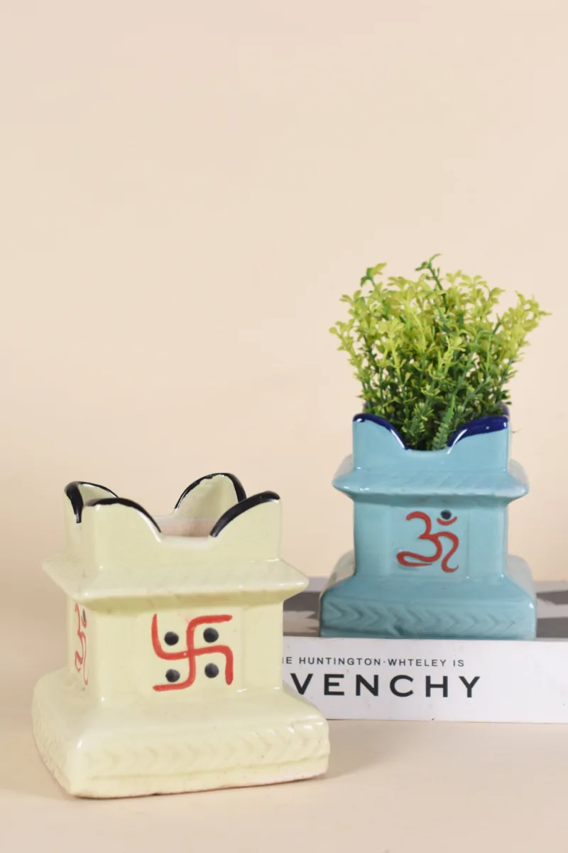 Classic Ceramic Planter — 3.5" Dia × 3.5" Height — Primary View