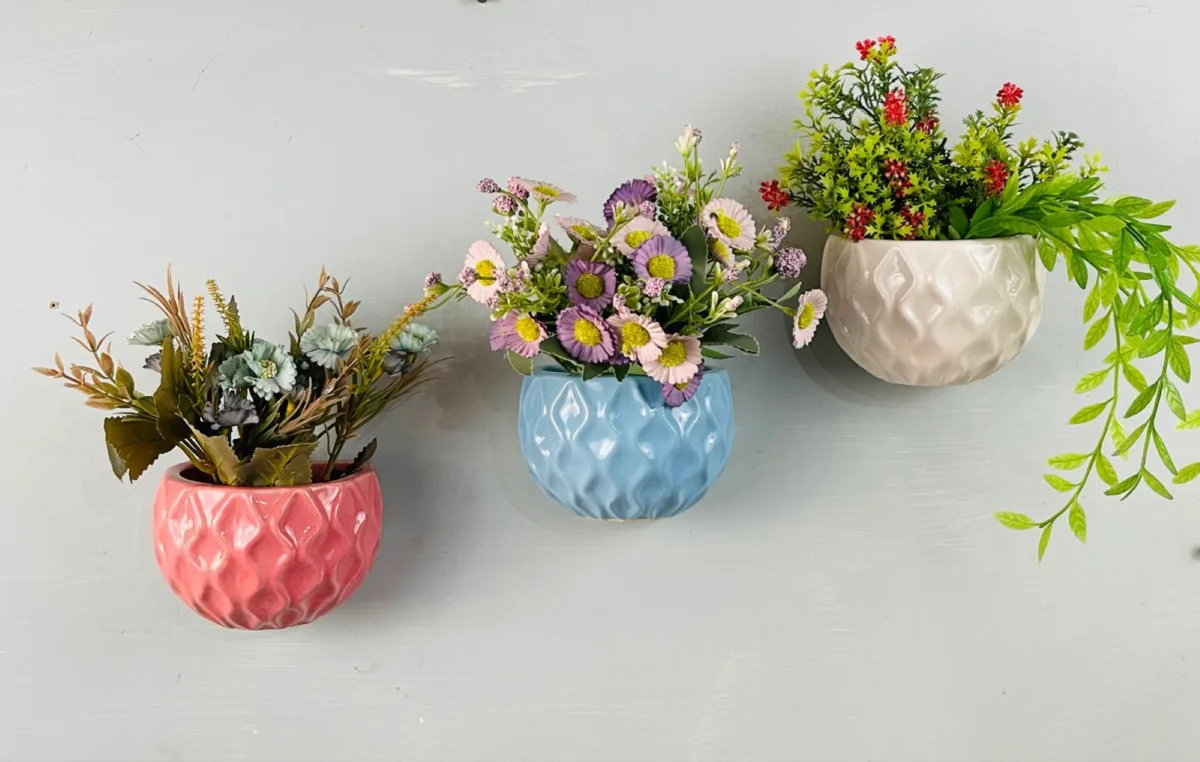 Classic Ceramic Planter — 3.5" Dia × 3" Height — Primary View