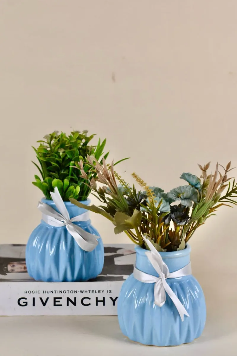 Classic Ceramic Planter — 3.5" Dia × 3.5" Height — Primary View