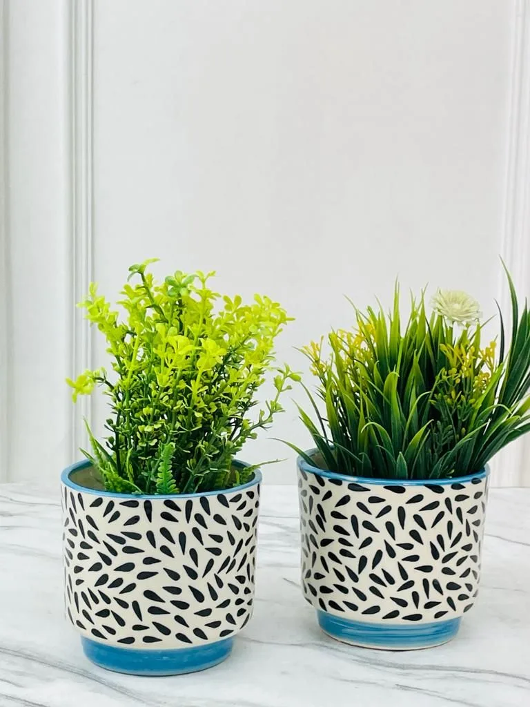 Classic Ceramic Planter — 3.5" Dia × 5" Height — Primary View