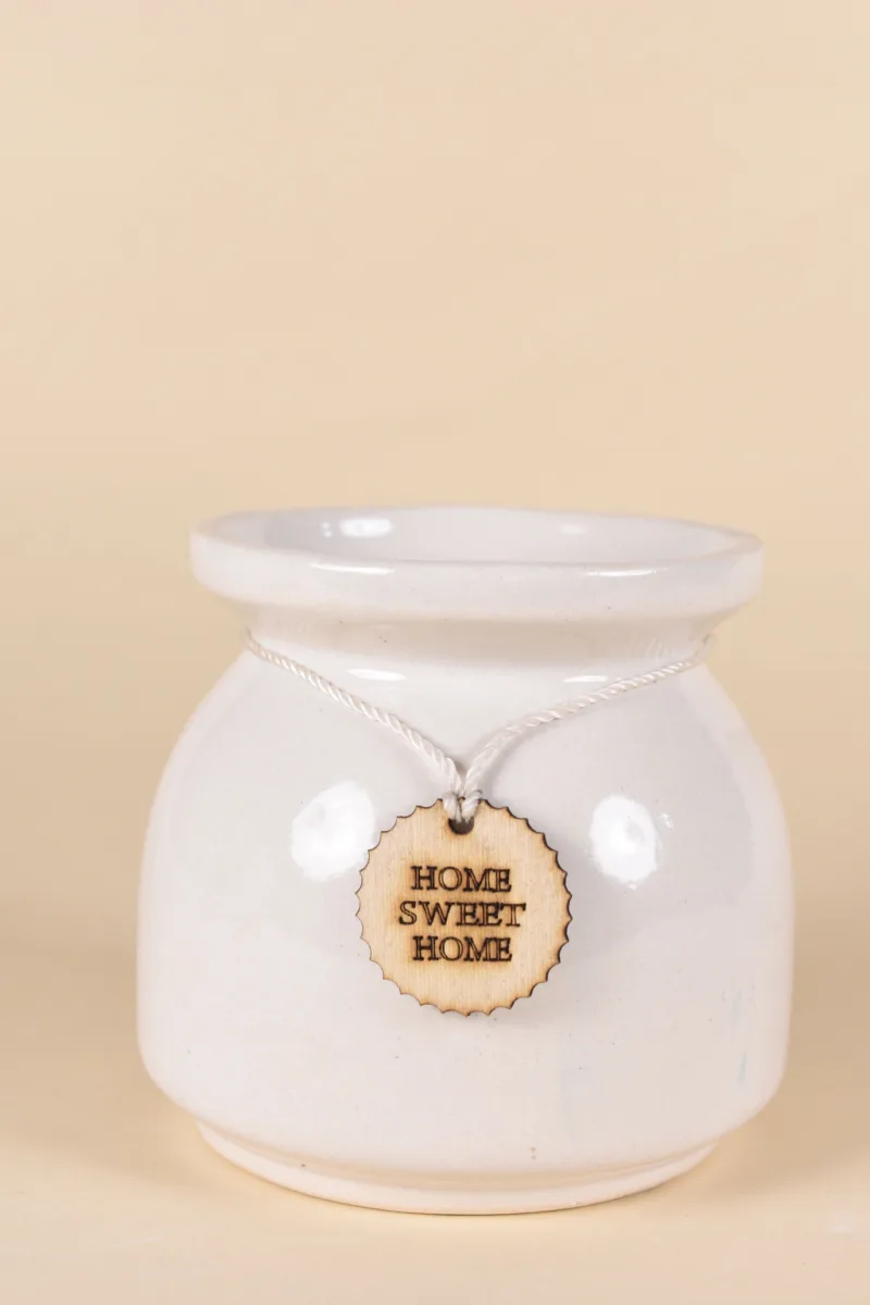 Classic Ceramic Planter — 3.5" Dia × 3.5" Height — Primary View