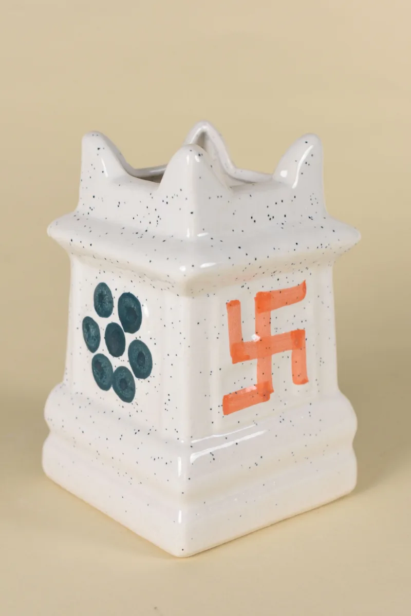 Classic Ceramic Planter — 7" Dia × 3.5" Height — Primary View