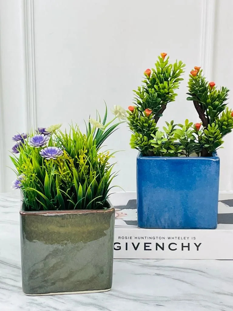 Classic Ceramic Planter Set of 3 (3" Dia) — Primary View