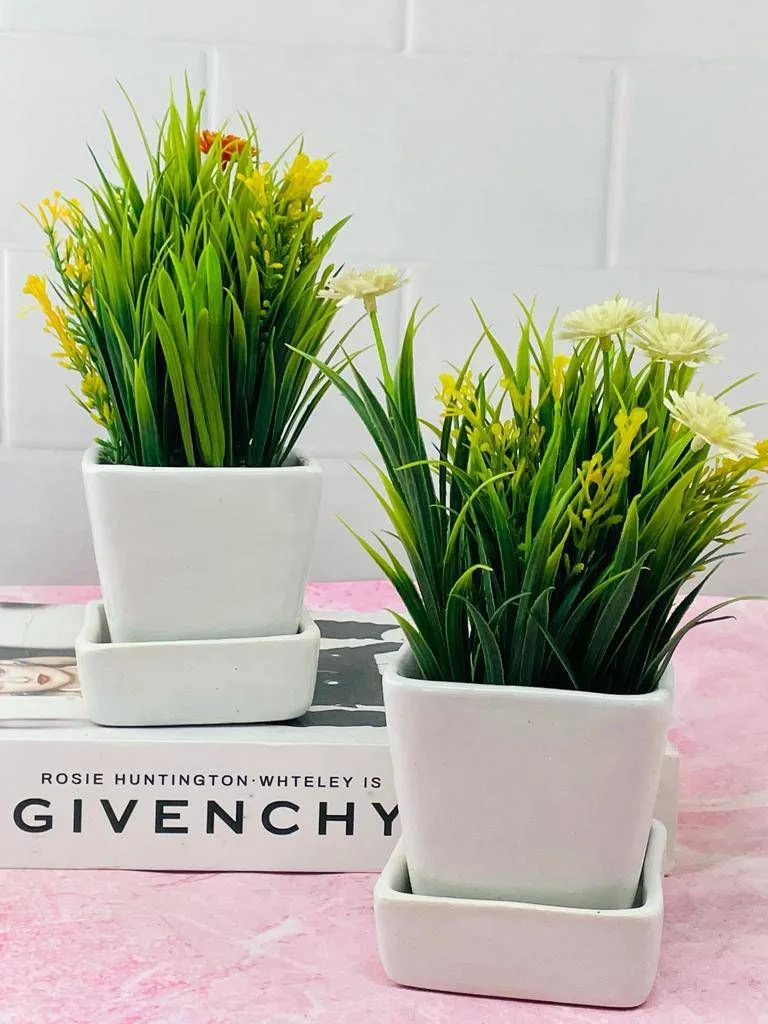 Classic Ceramic Planter — 4.5" Dia × 5.5" Height — Primary View