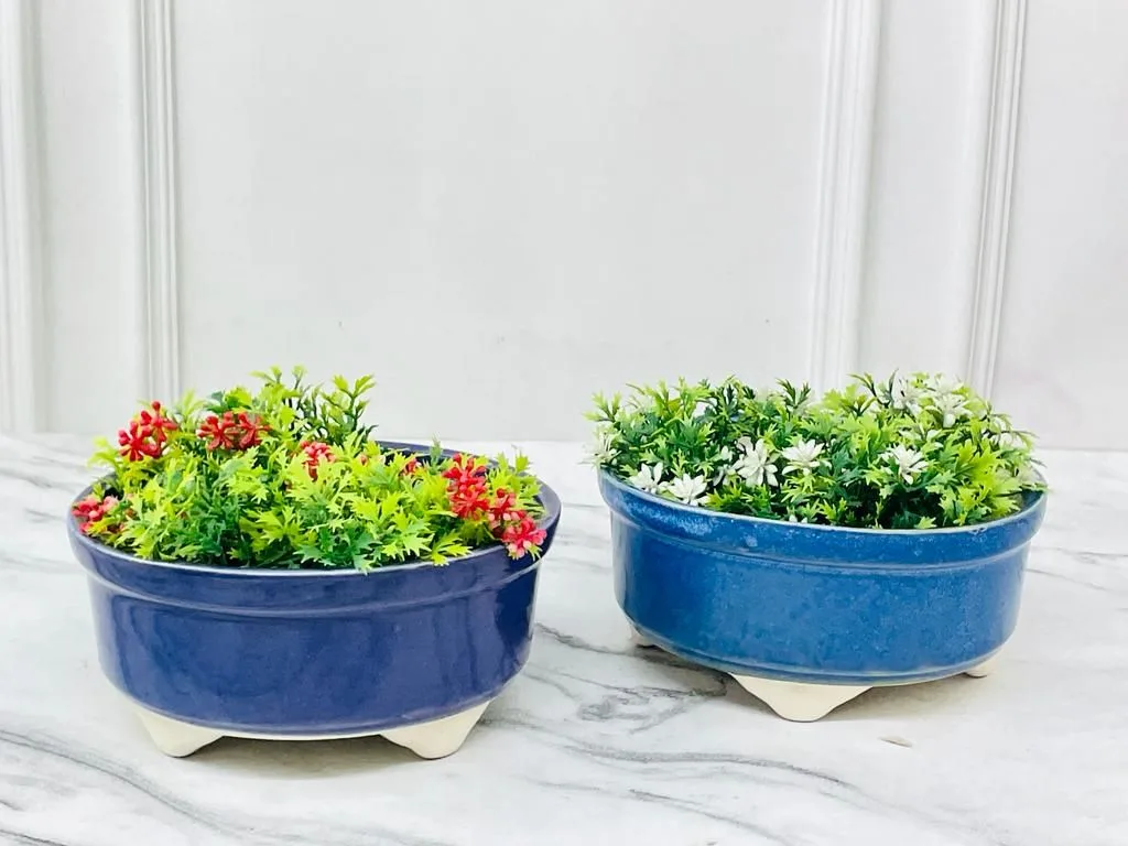 Classic Ceramic Planter — 4.5" Dia × 4.5" Height — Primary View