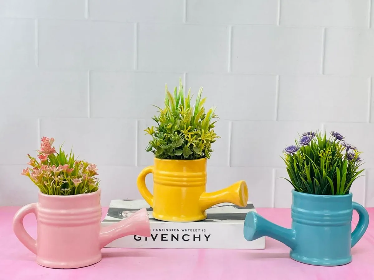 Classic Ceramic Planter — 3.5" Dia × 4" Height — Primary View