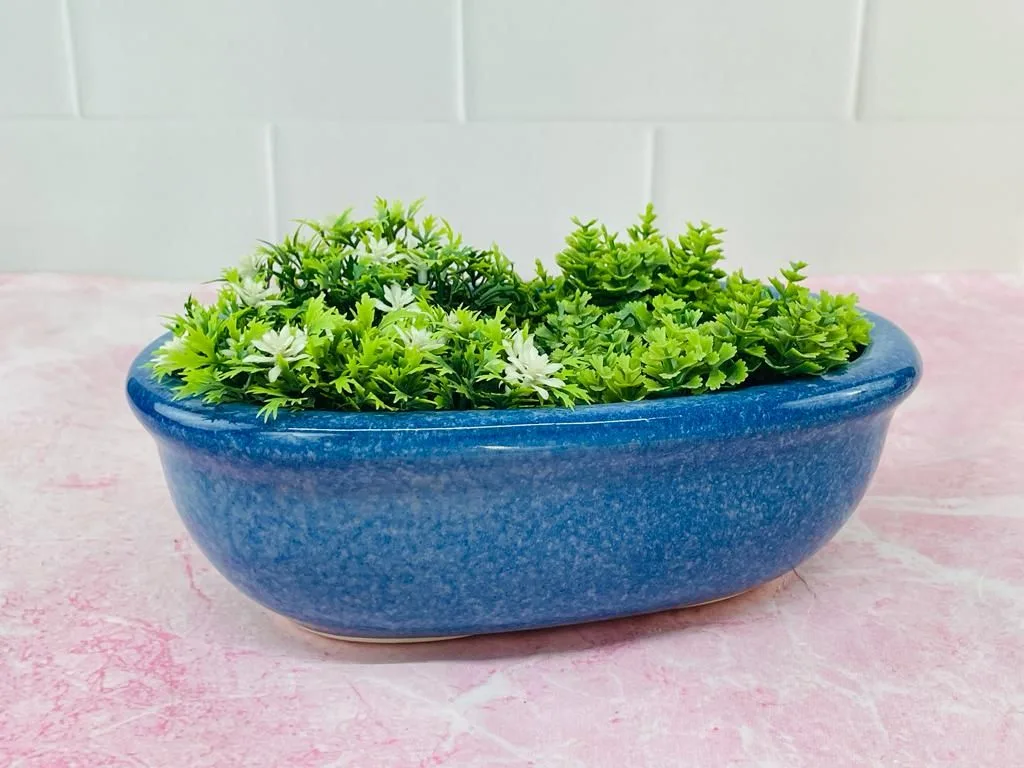 Classic Ceramic Planter — 6" Dia × 5" Height — Primary View