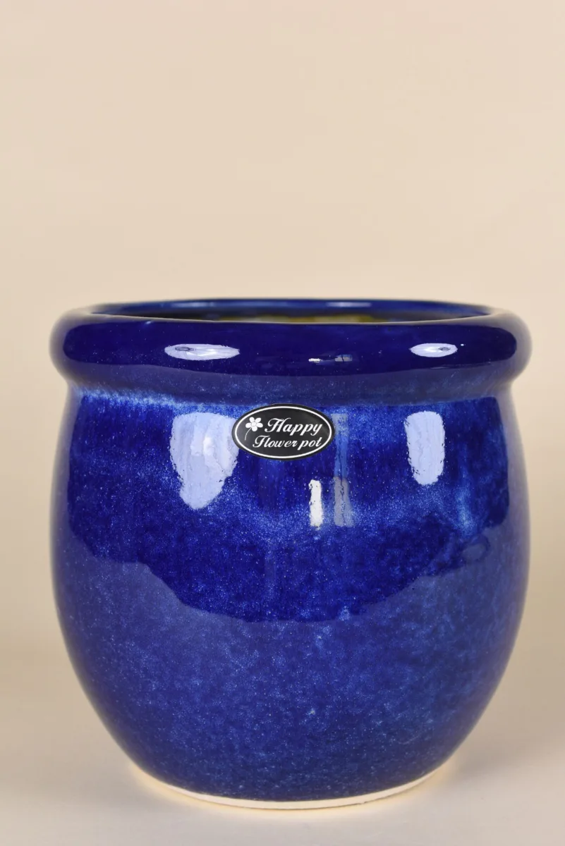 Classic Ceramic Planter — 6" Dia × 5" Height — Primary View