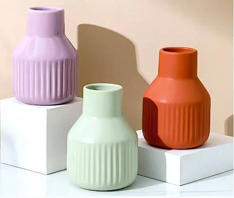 Classic Ceramic Planter — 7" Dia × 6.5" Height — Primary View