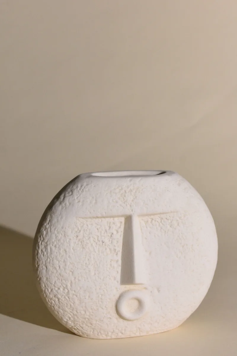 Classic Ceramic Planter — 6" Dia × 4.5" Height — Primary View