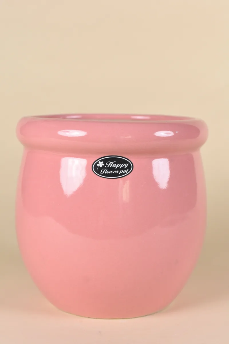 Classic Ceramic Planter — 4.5" Dia × 4.5" Height — Primary View