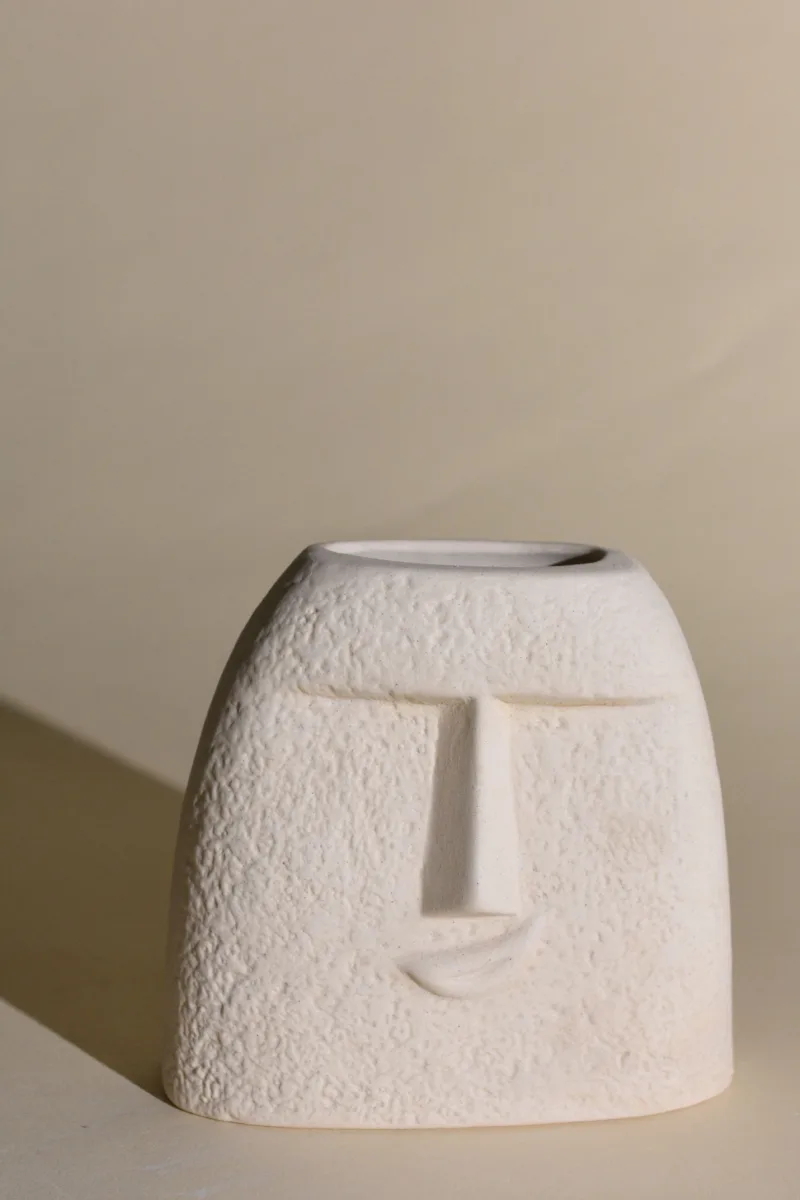 Classic Ceramic Planter — 6" Dia × 4.5" Height — Primary View