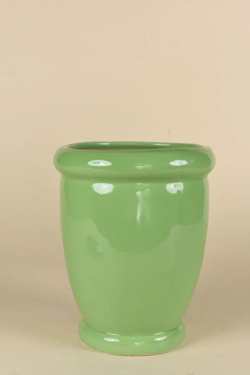Classic Ceramic Planter — 3.5" Dia × 5" Height — Primary View