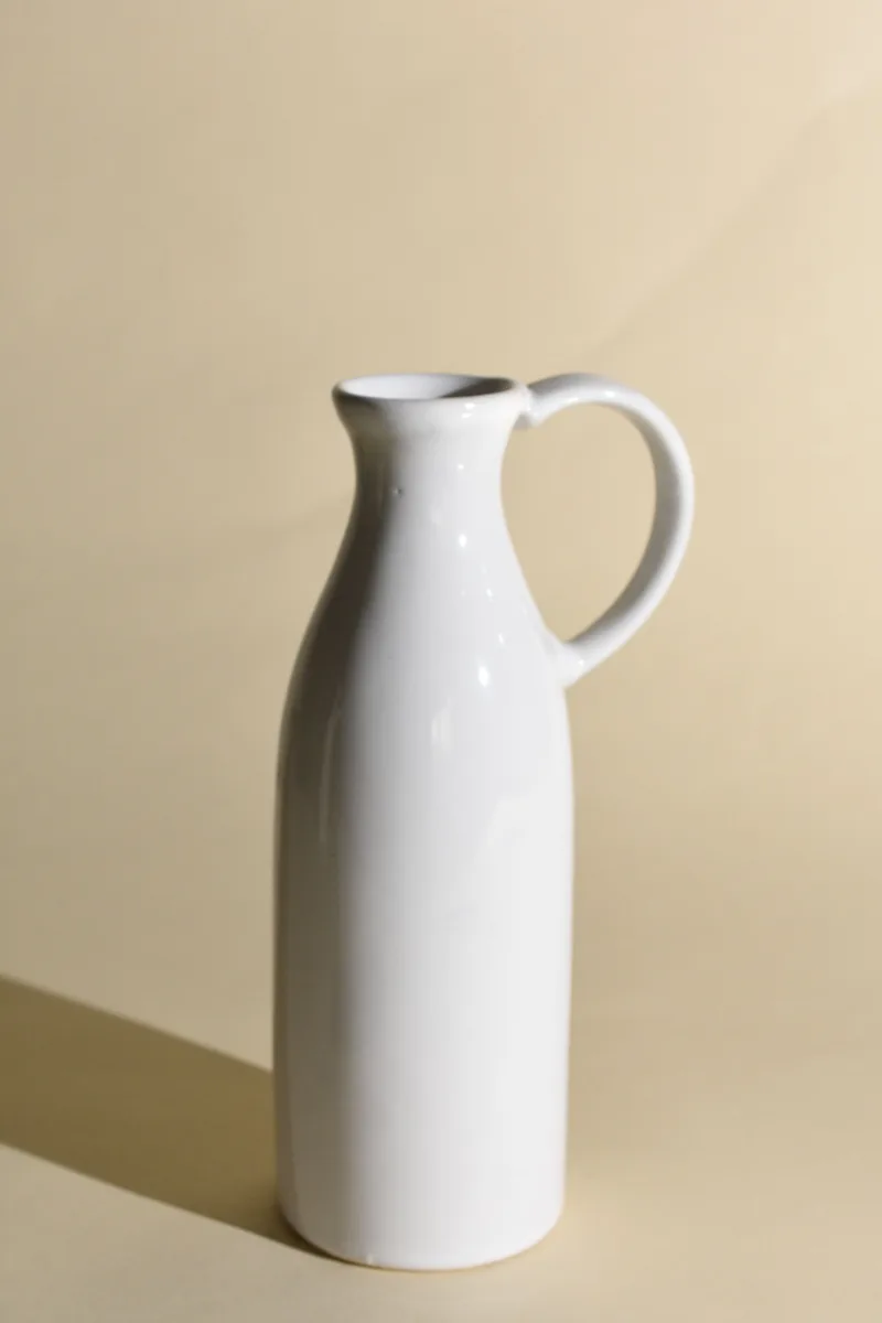 Classic Ceramic Planter — 6.5" Dia × 10" Height — Primary View