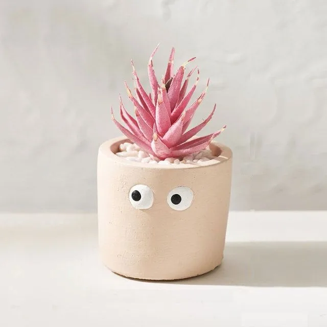 Classic Ceramic Planter — 4" Dia × 10" Height — Primary View