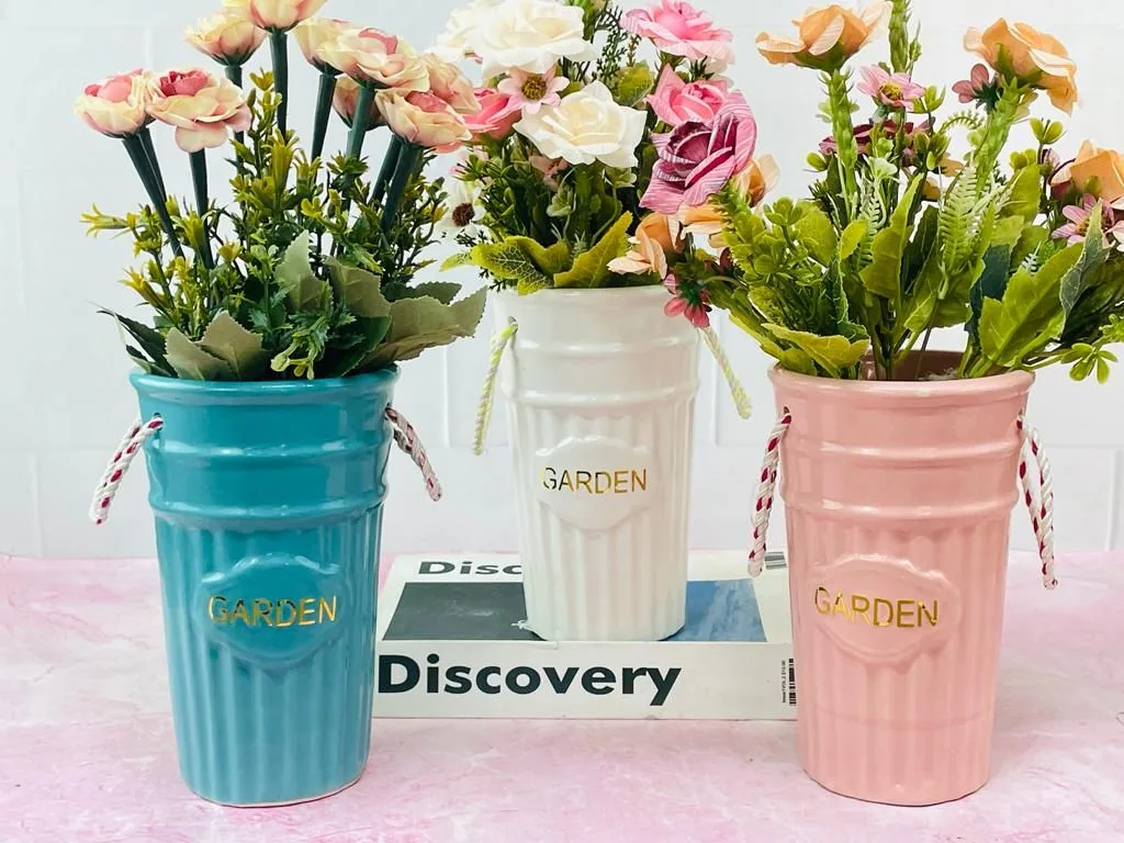 Classic Ceramic Planter — 3.5" Dia × 10" Height — Primary View