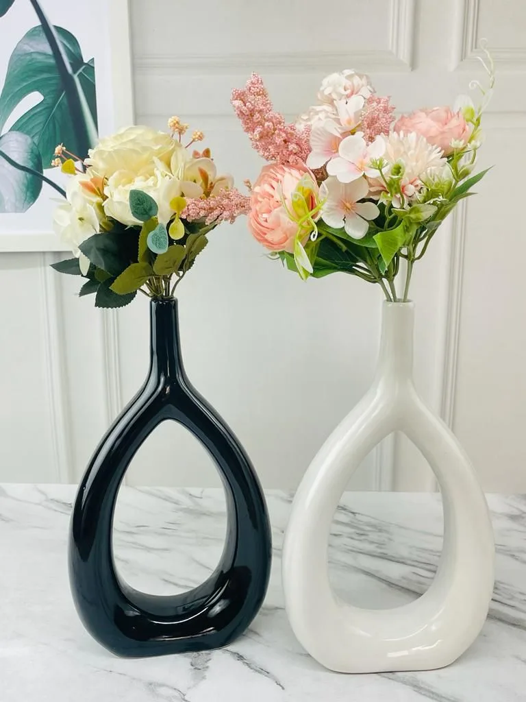 Classic Ceramic Planter Set of 2 (7" Dia × 3.5" Height) — Primary View