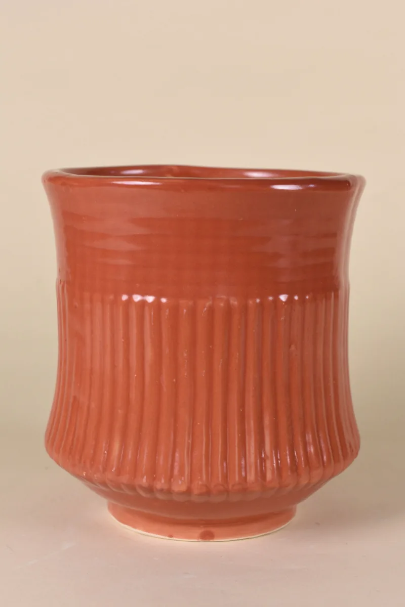 Classic Ceramic Planter — 4.5" Dia × 4.5" Height — Primary View