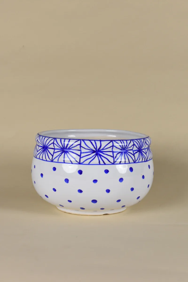 Classic Ceramic Planter — 4.5" Dia × 4.5" Height — Primary View