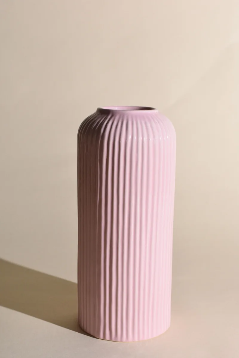 Classic Ceramic Planter — 3" Dia × 7" Height — Primary View