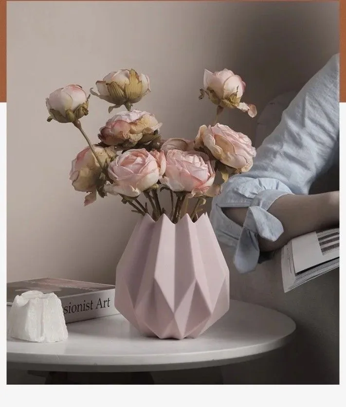 Classic Ceramic Planter — 4" Dia × 10" Height — Primary View