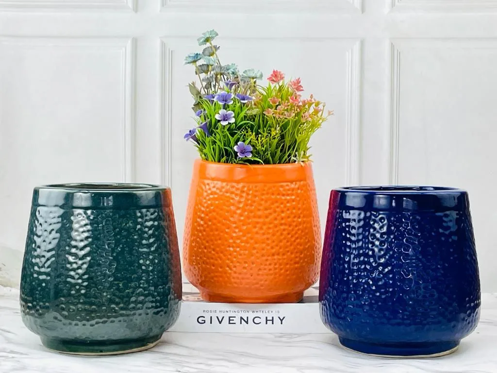 Classic Ceramic Planter — 3.5" Dia × 10" Height — Primary View