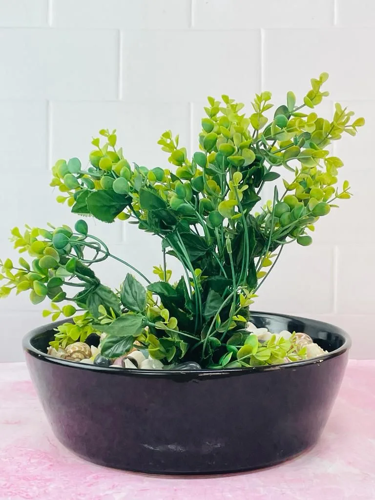 Classic Ceramic Planter — 7.5" Dia × 4" Height — Primary View