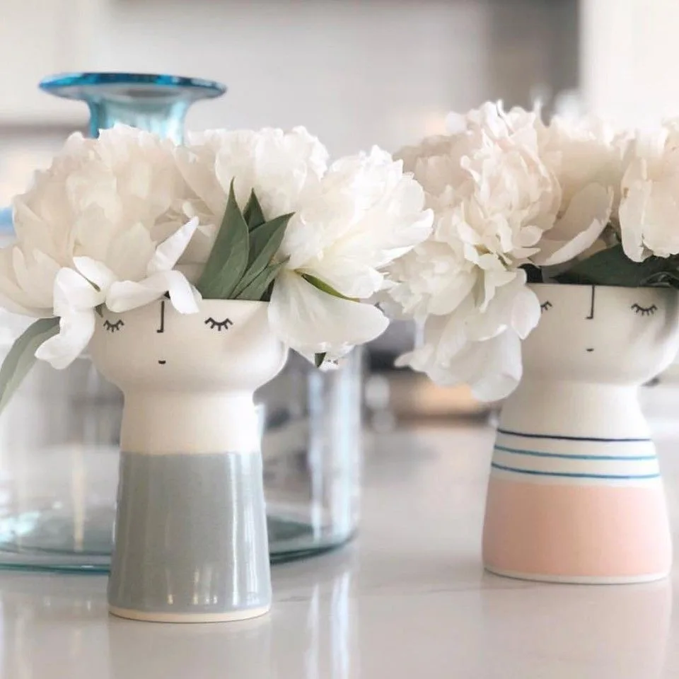 Classic Ceramic Planter — 8" Dia × 7.5" Height — Primary View