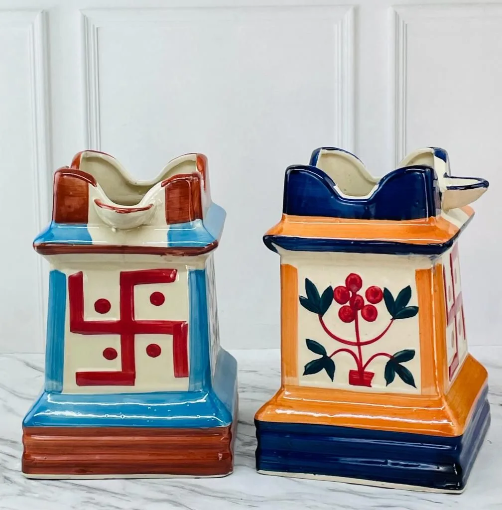 Classic Ceramic Planter — 9" Dia × 6.5" Height — Primary View