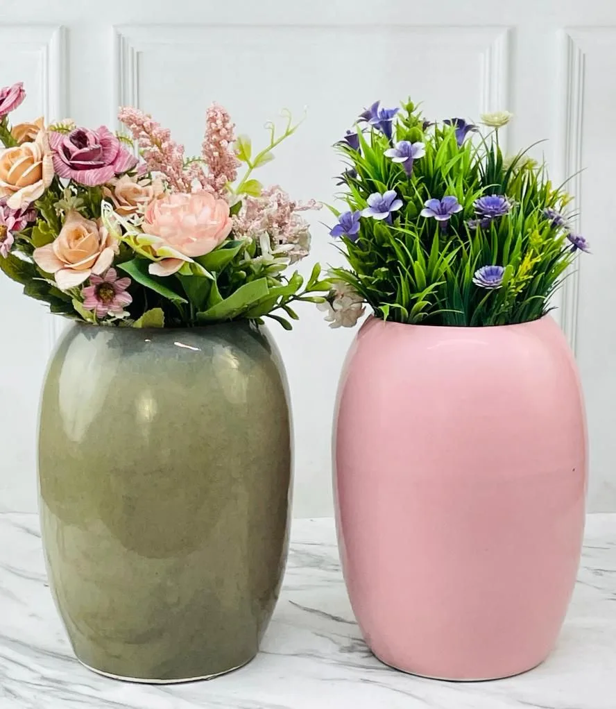 Classic Ceramic Planter — 6.5" Dia × 5.5" Height — Primary View
