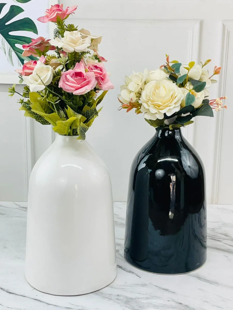 Classic Ceramic Planter — 5" Dia × 9.5" Height — Primary View