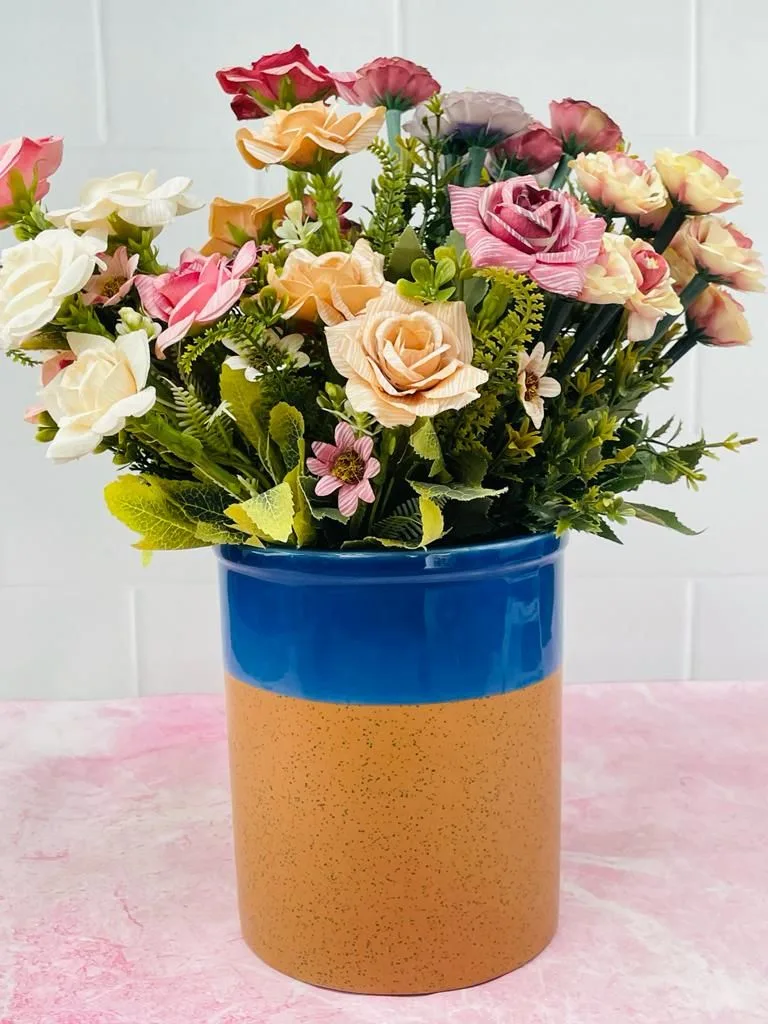 Classic Ceramic Planter — 6" Dia × 9" Height — Primary View