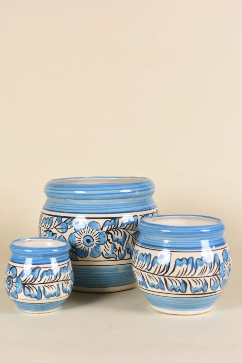 Classic Ceramic Planter — 6.5" Dia × 10.5" Height — Primary View