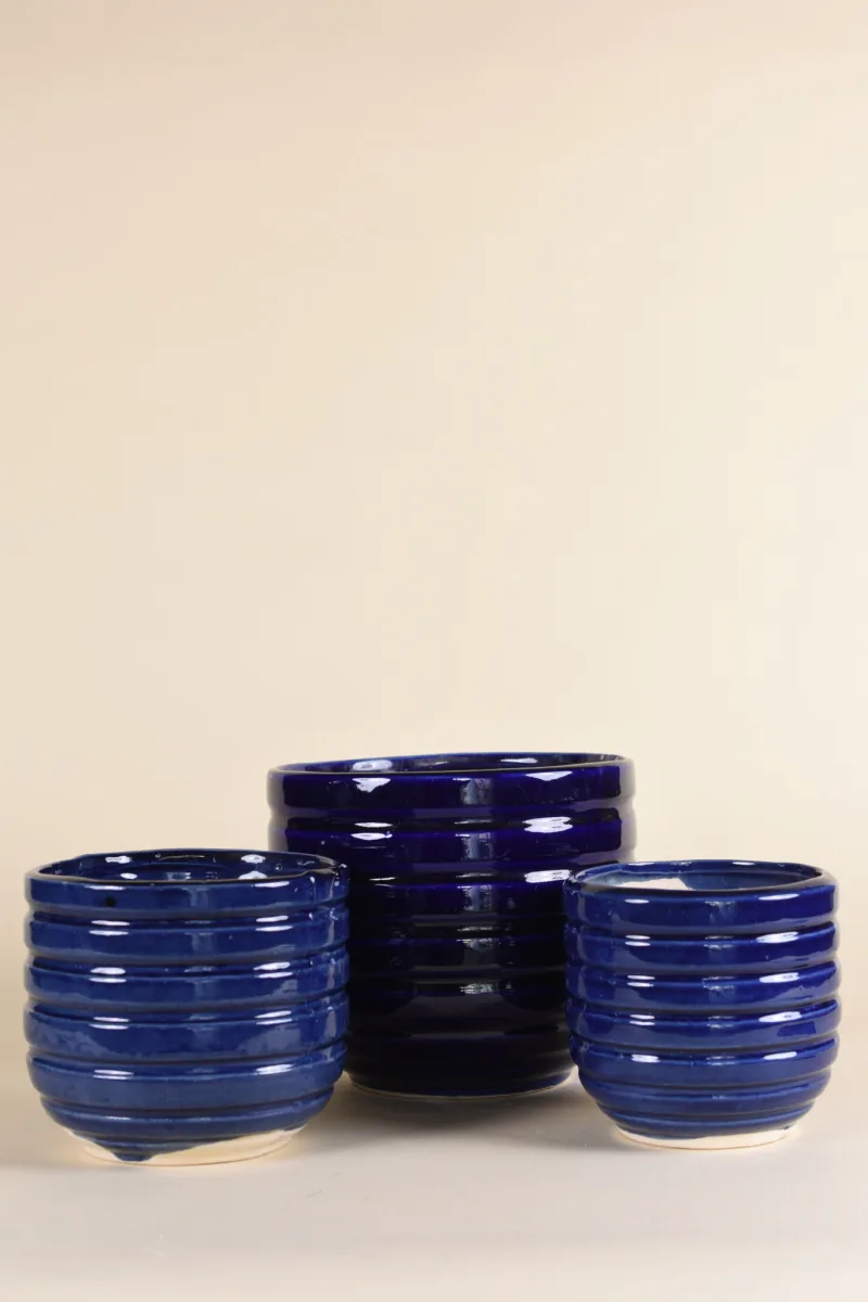 Classic Ceramic Planter — 8" Dia × 11.5" Height — Primary View