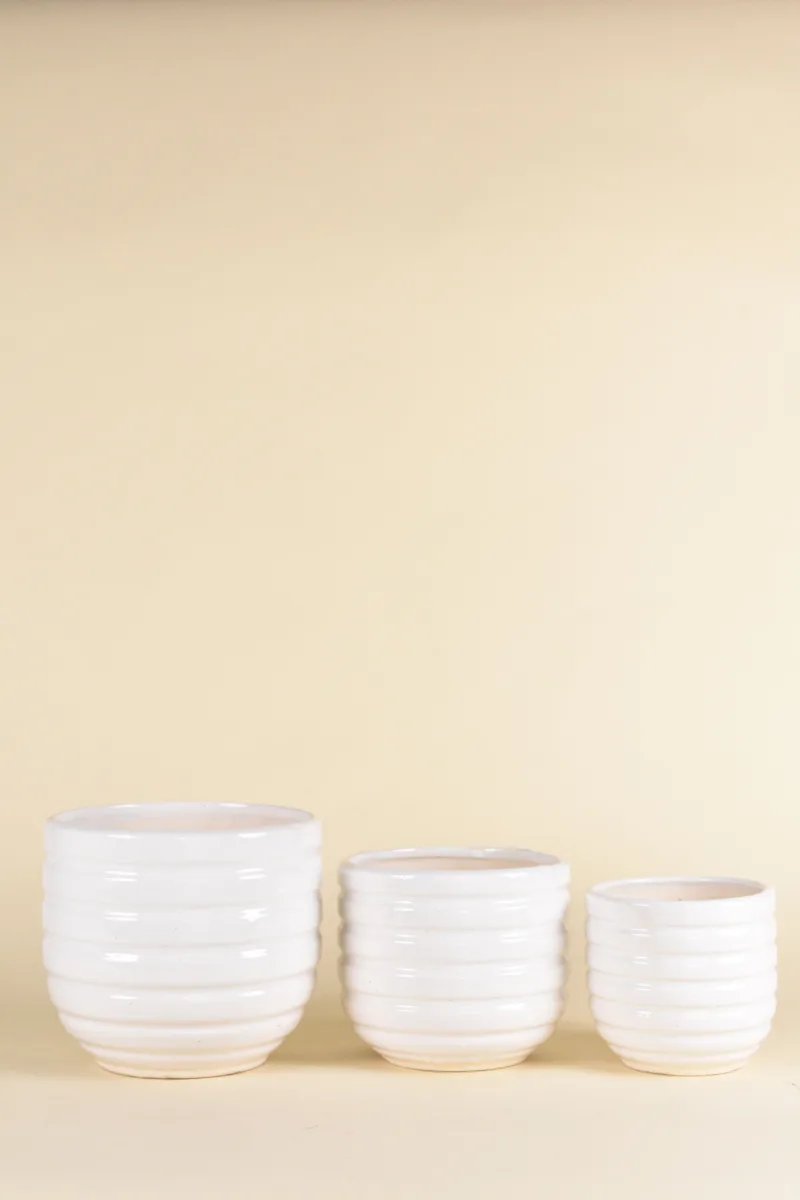 Classic Ceramic Planter — 8.5" Dia × 8" Height — Primary View