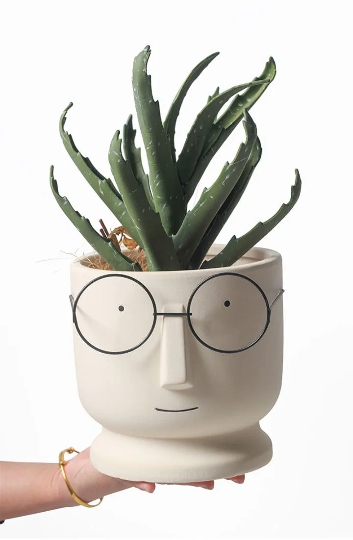 Classic Ceramic Planter Set of 3 (7.5" Dia × 7.5" Height) — Primary View