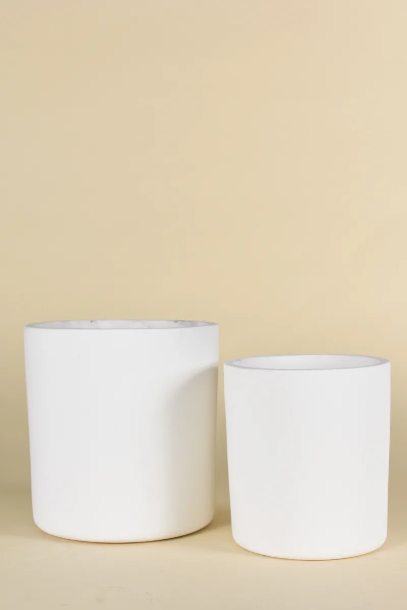 Classic Ceramic Planter — 10" Dia × 4" Height — Primary View