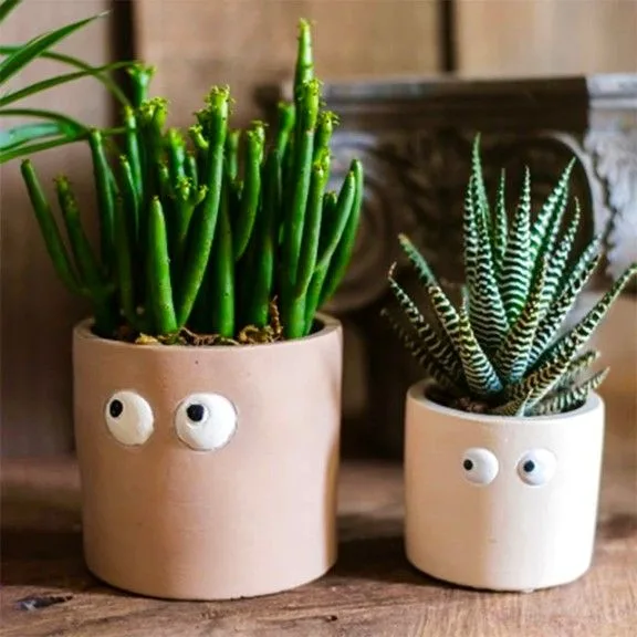 Classic Ceramic Planter Set of 2 (6.5" Dia × 7" Height) — Primary View