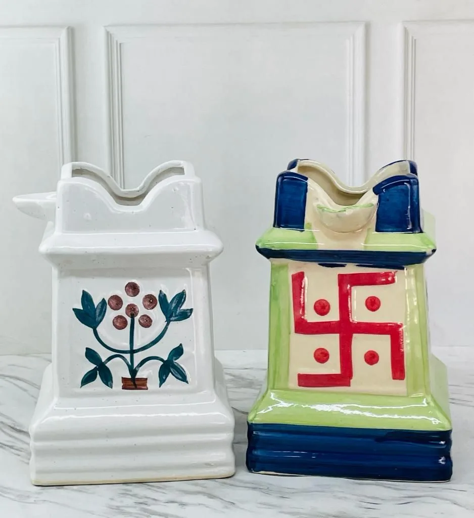 Classic Ceramic Planter — 8" Dia × 12" Height — Primary View